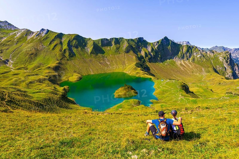 Schrecksee and Allgaeu Alps