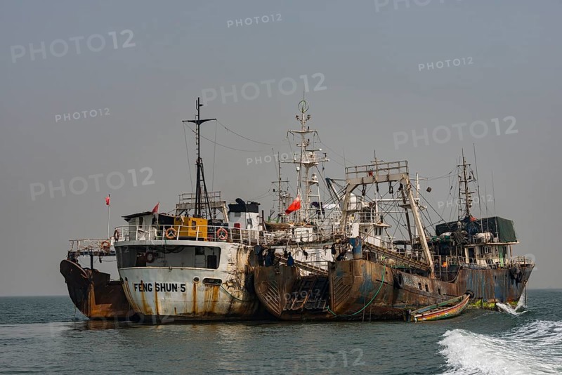 Chinese fishing boats in Freetown