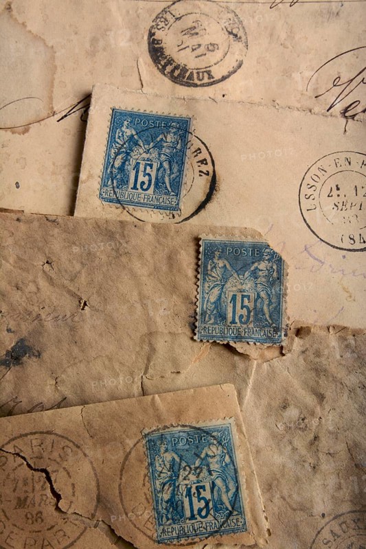 Old french stamps