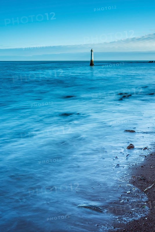 Long time exposure of Lighthouse in High Tide
