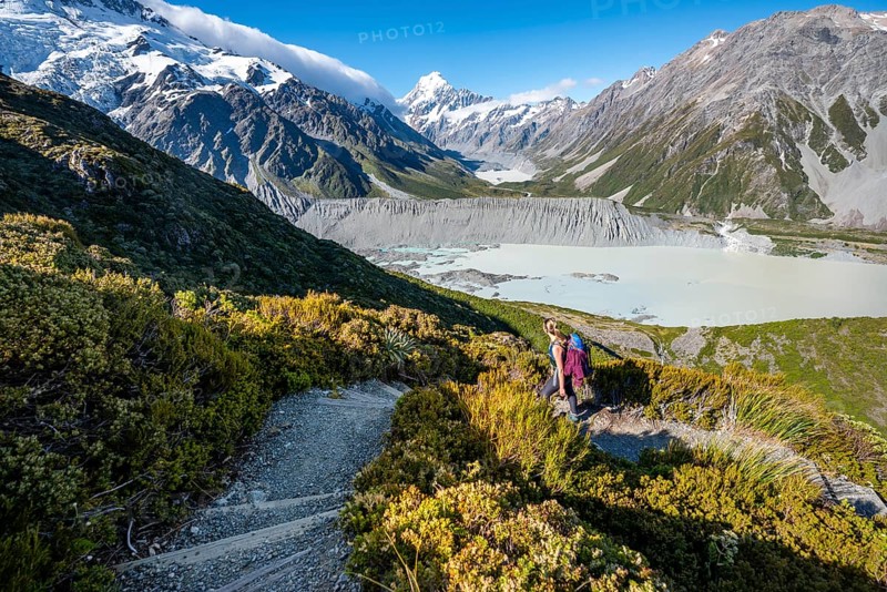 Hiker on a trail