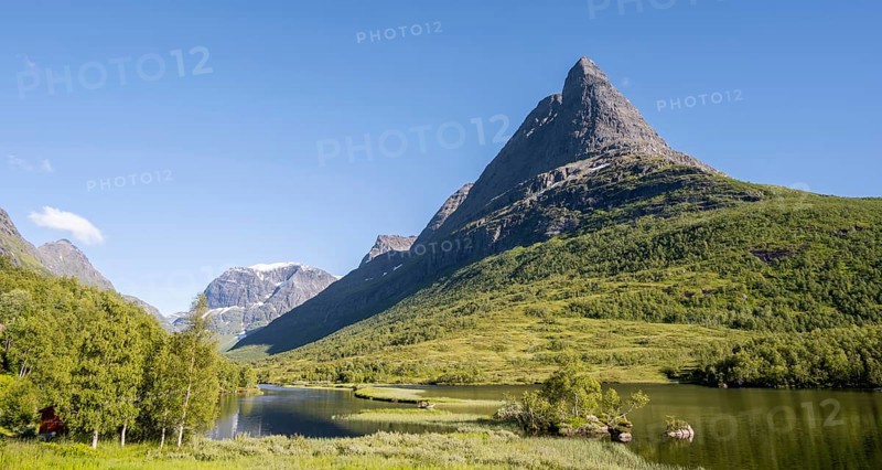 Lake Litlvatnet in Innerdalen High Valley