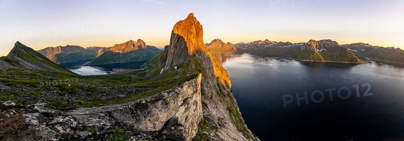 Steep mountain Segla