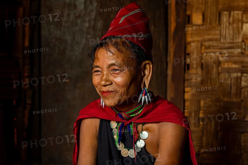 Old Kayan woman