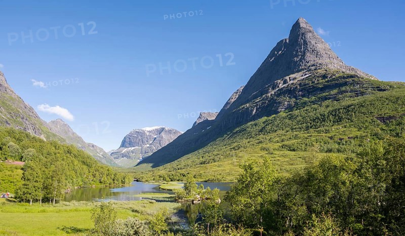 Lake Litlvatnet in Innerdalen High Valley