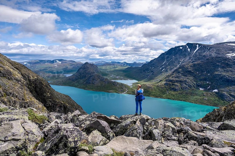 Hiking on the Besseggen Hike