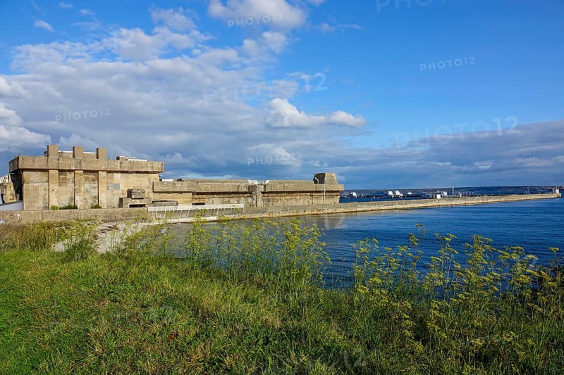 Former U-boat repair yard Brest of the German Kriegsmarine from 1940 to 1944
