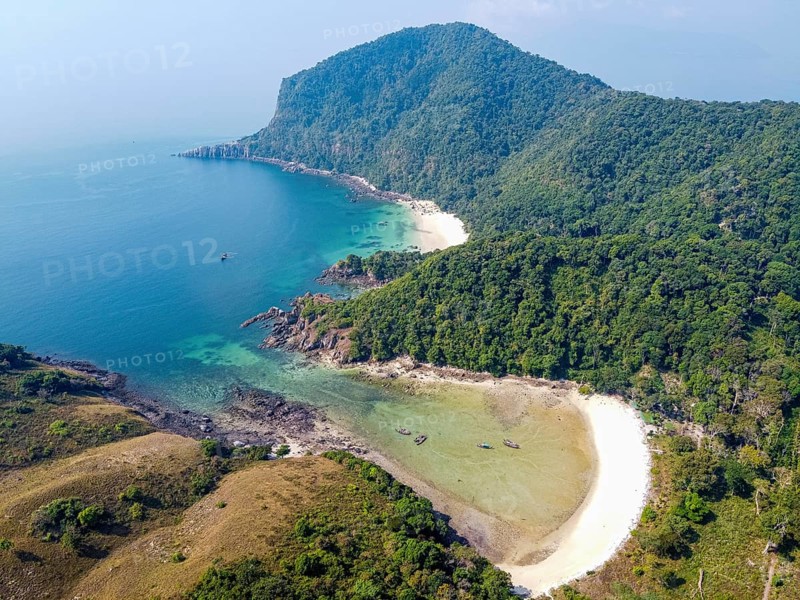Aerial of smart island