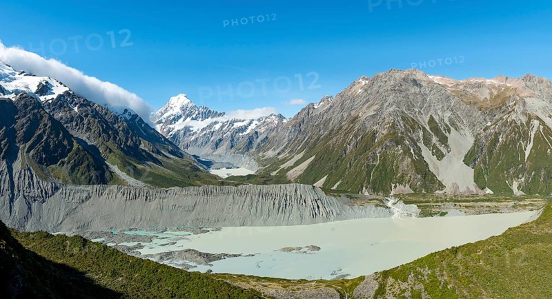 View of Hooker Valley with Mueller Lake