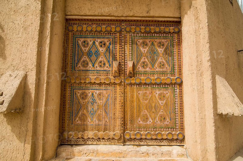 Coloured door