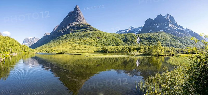 Lake Litlvatnet in Innerdalen High Valley
