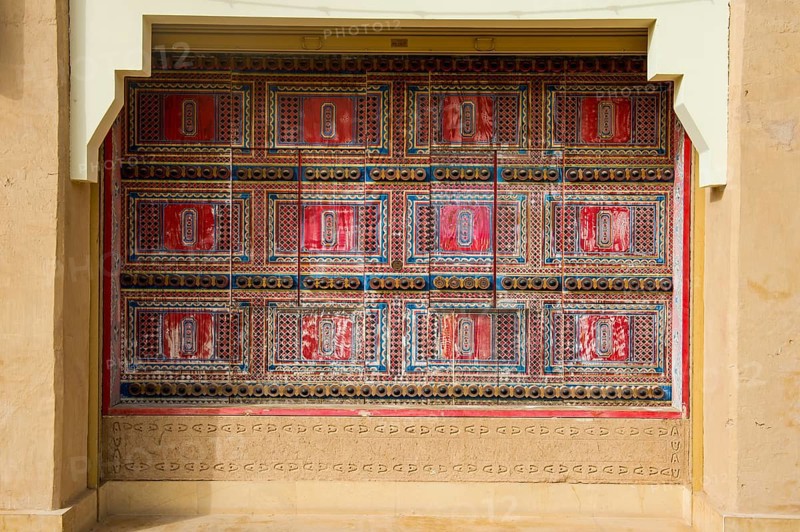 Beautiful coloured door