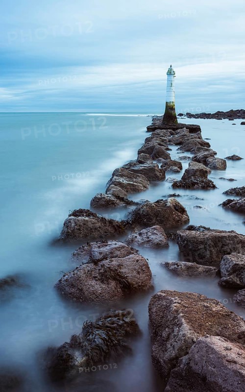 Long time exposure of Lighthouse in Low Tide