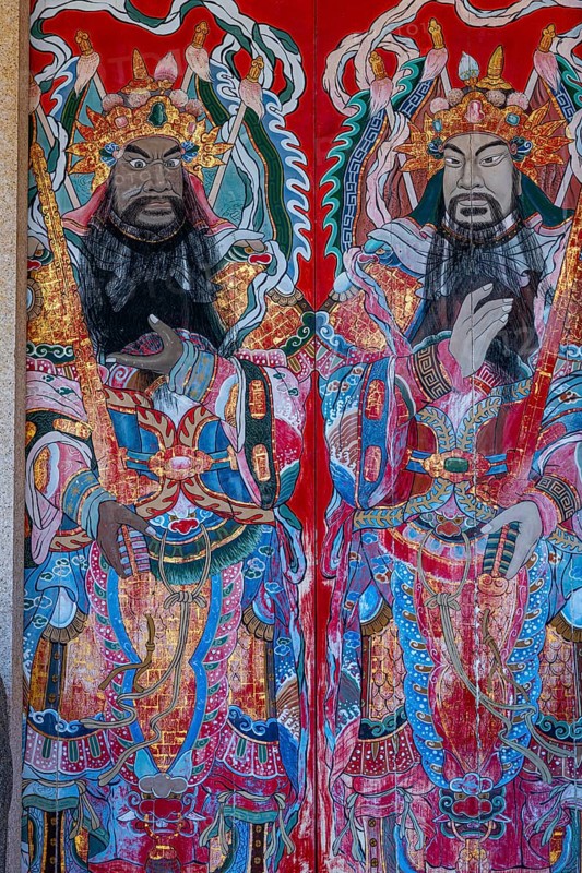 Colourful painted traditional Minnan-style house