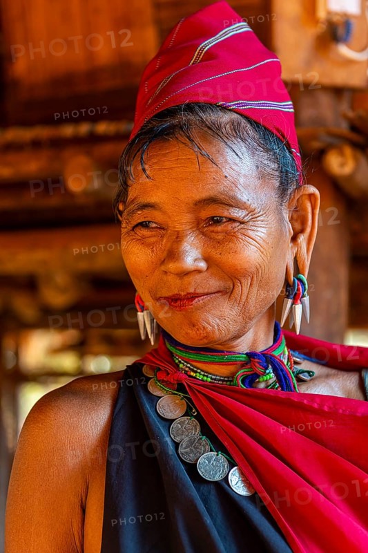 Old Kayan woman