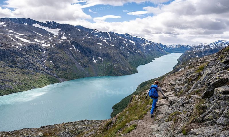 Hiking on the Besseggen Hike