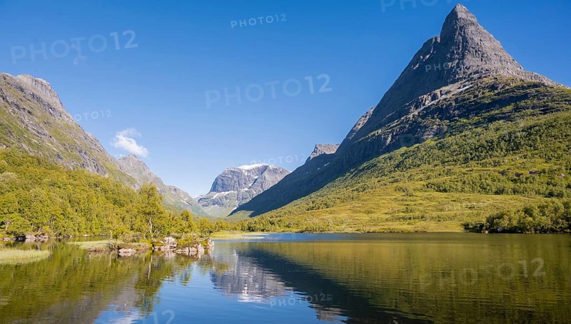 Lake Litlvatnet in Innerdalen High Valley