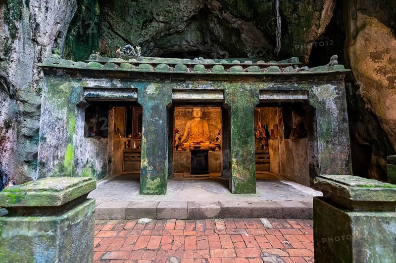 Little temple in a cave