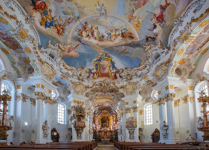Interior of the Wieskirche