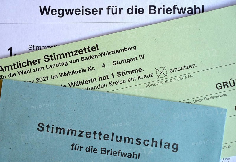 Official postal voting documents
