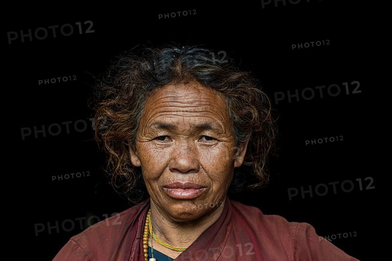 Portrait of an elderly woman