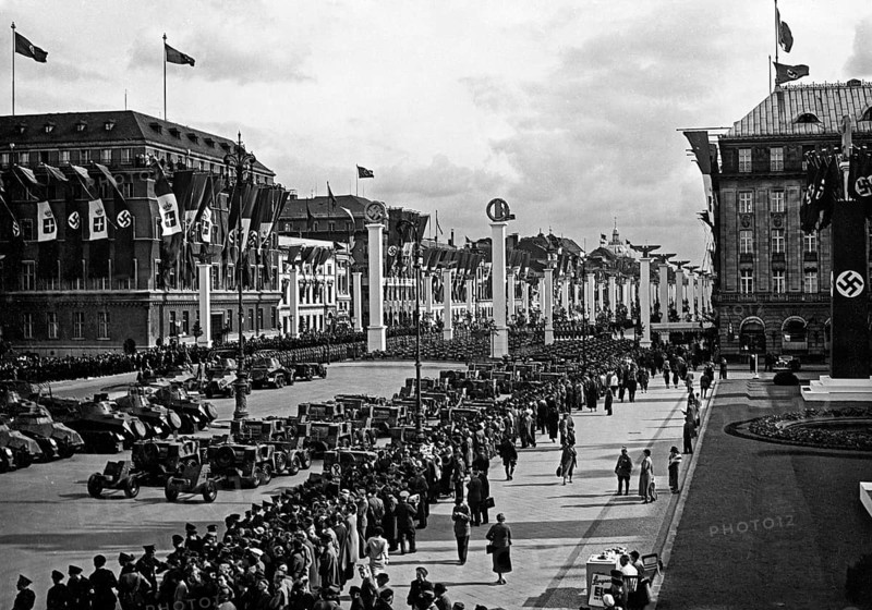Visit of Benito Mussolini