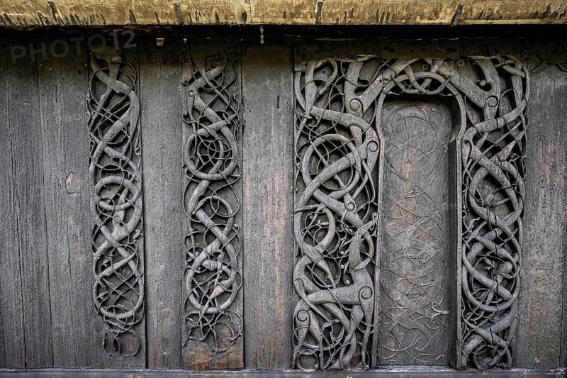 Artfully carved north portal
