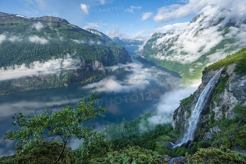 Waterfall Gjerdefossen