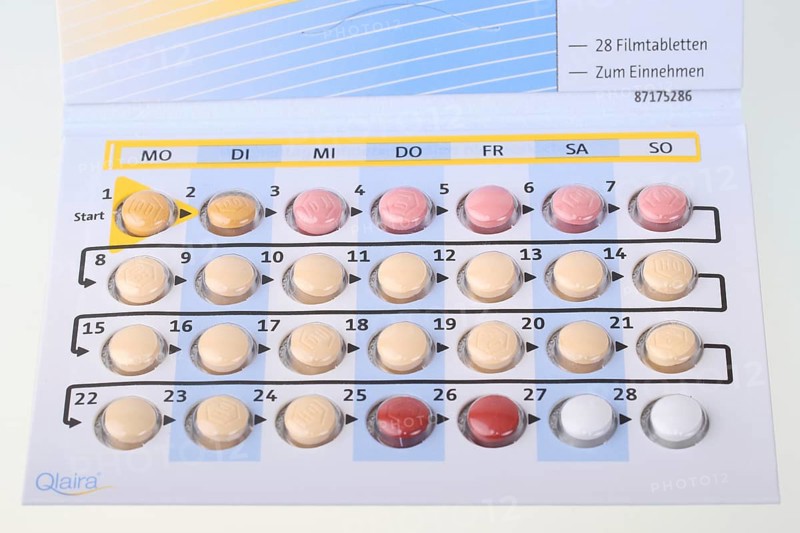 Contraceptive pill Qlaira of the company Jenapharm