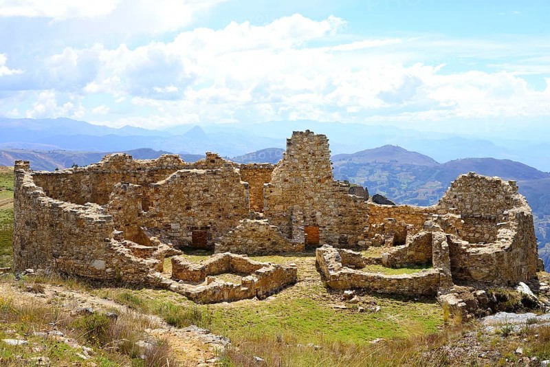 Ruins of Marcahuamachuco from the pre-Inca period