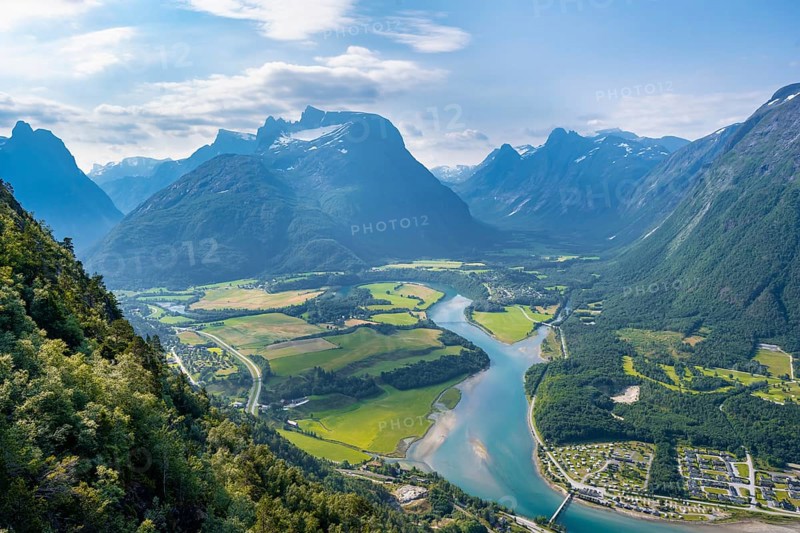 View from Rampestreken viewing platform