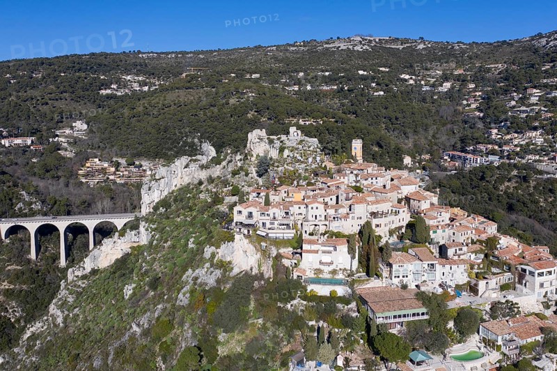 Aerial view of Eze Village