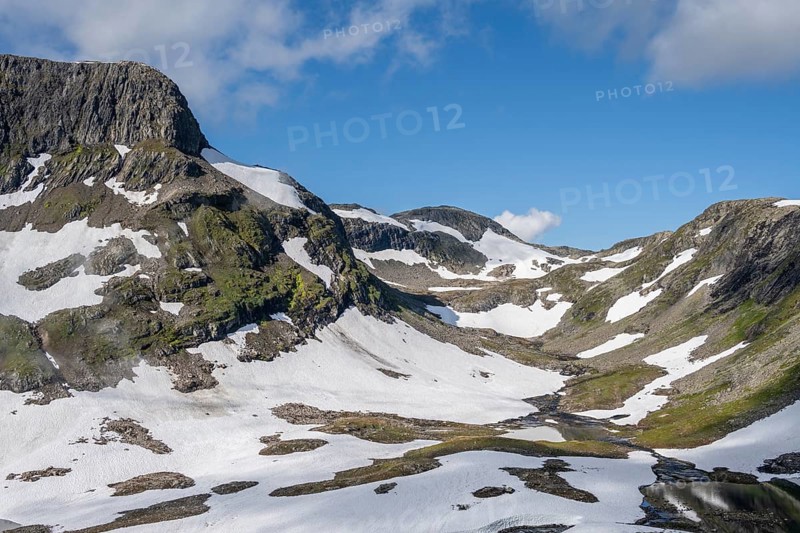 Snow-covered highlands