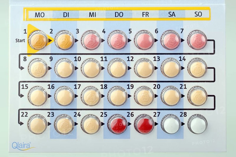 Contraceptive pill Qlaira of the company Jenapharm