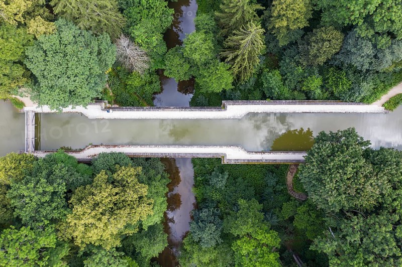 Bridge canal from above