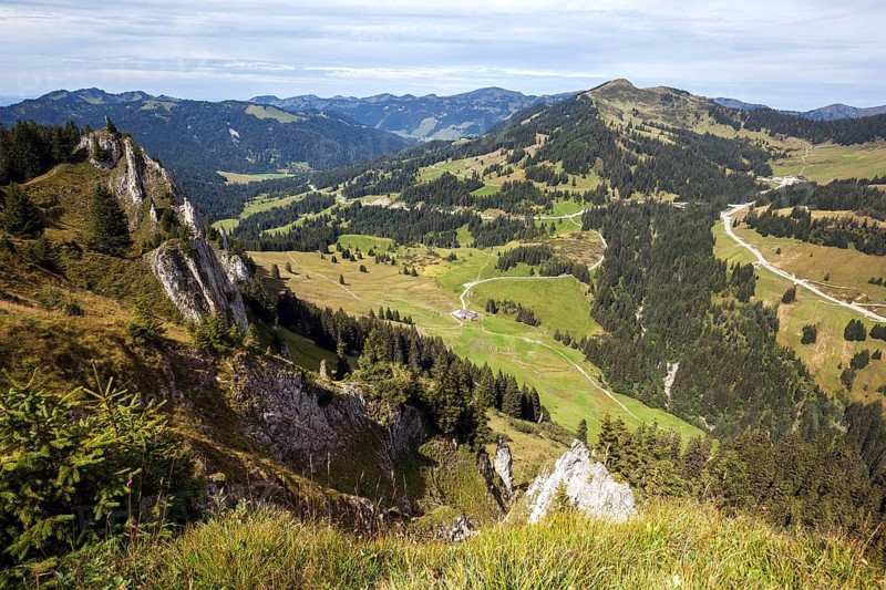 View from Besler to Grasgehren