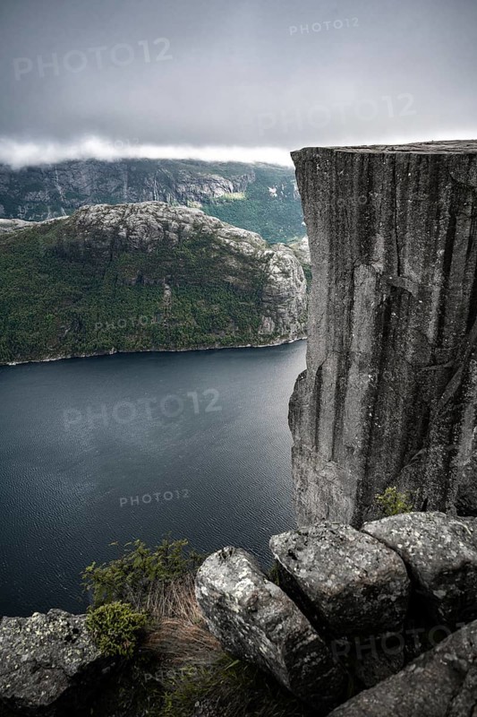 Steep cliff