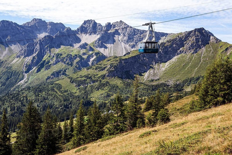 Gondola of the Fellhornbahn