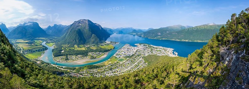 View from Rampestreken viewing platform