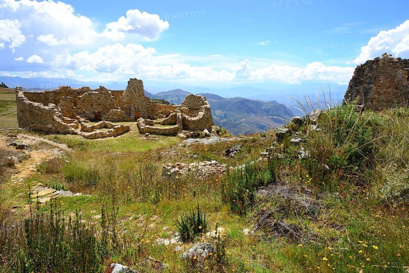 Ruins of Marcahuamachuco from the pre-Inca period