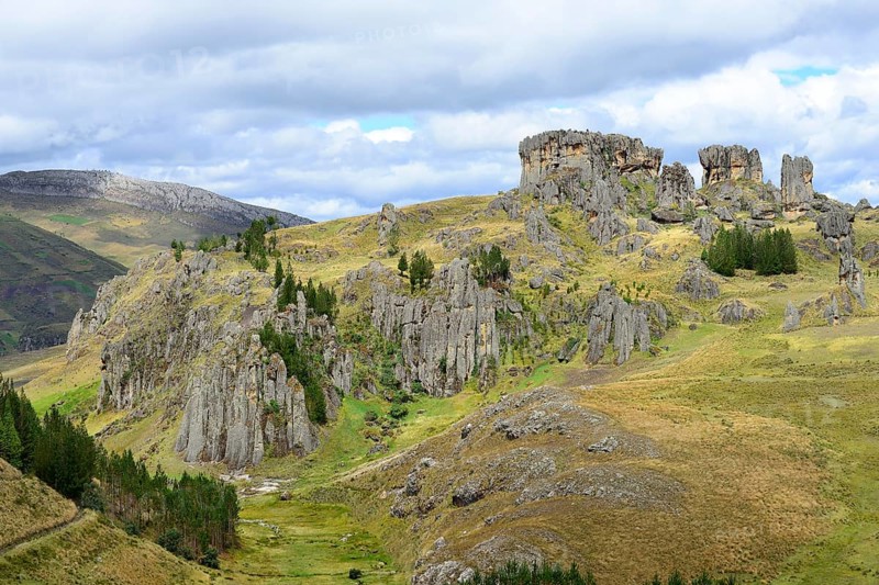 Rock formations in the Stone Forest