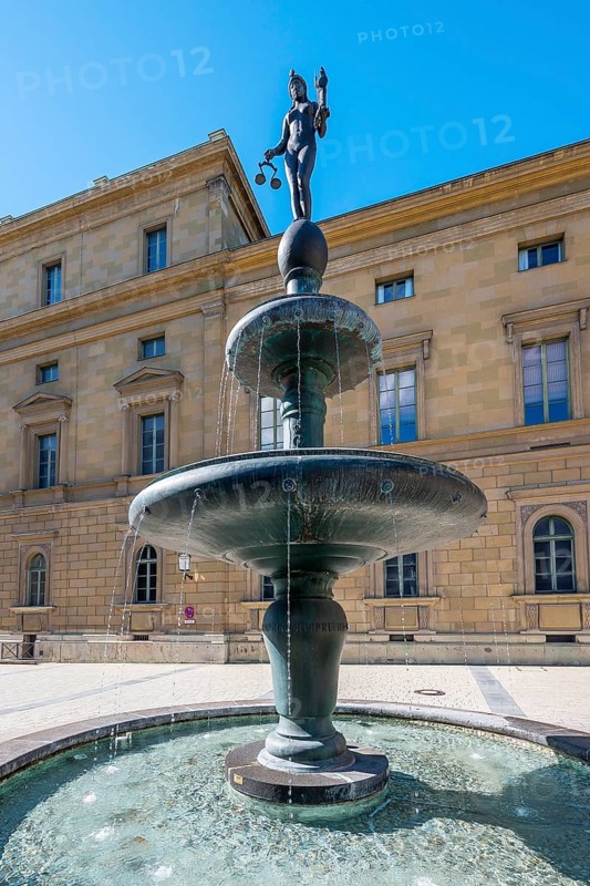 Crown Prince Rupprecht Fountain with Justitia