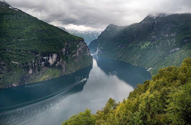 View at Ornesvingen viewpoint