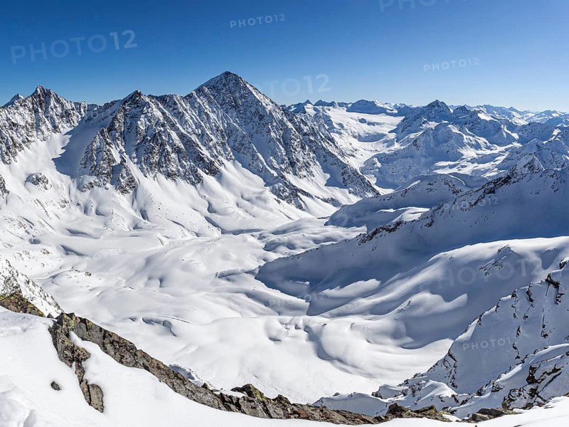 Schrankogel with Sulztalferner