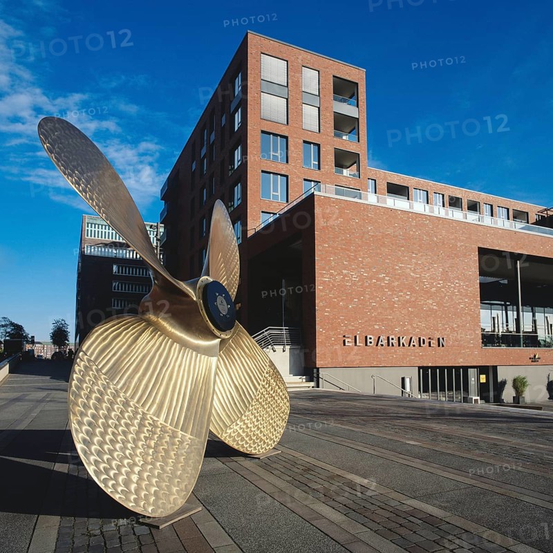 Elbarkaden in the HafenCity of Hamburg