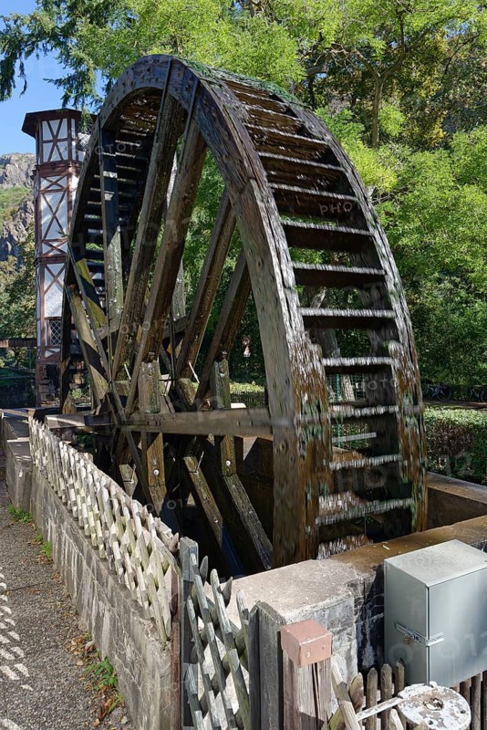 Mill wheel at kurhaus