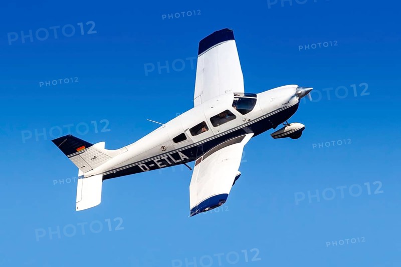 A Piper PA-28-181 Archer III aircraft of the Hesse-Flieger Verein Darmstadt with registration D-AIGM at Frankfurt Airport