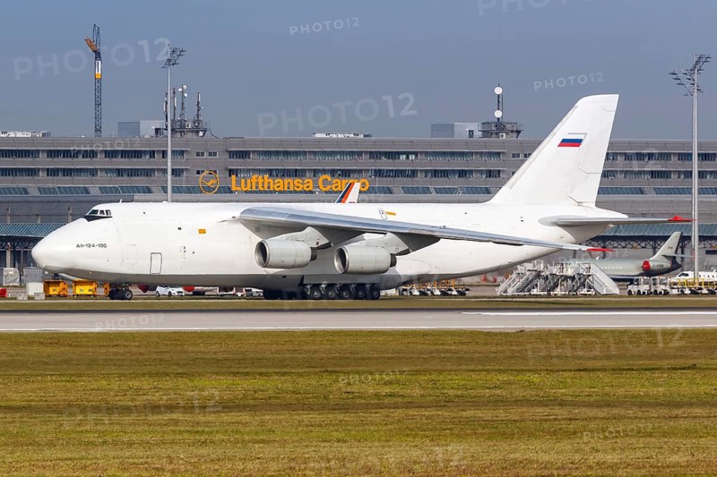 An Antonov An-124-100 of Volga-Dnepr Airlines with registration RA-82042 at Munich Airport