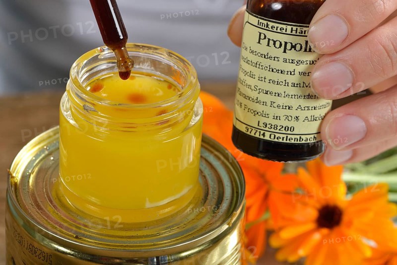 Production Yarrow and marigold ointment