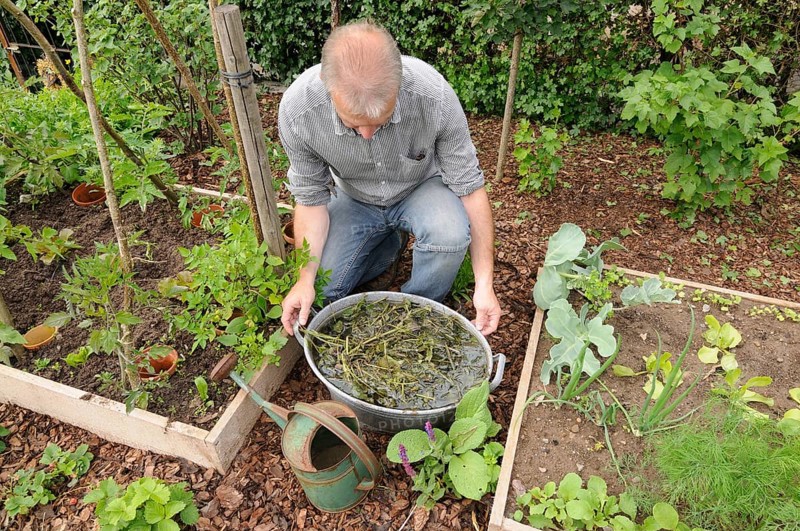 Man produces herbal muck